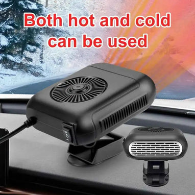 12V Electric Car Heater 150W Portable Heating Fan Windshield Defogger Demister for Winter Auto - 3SUNGLLC.USA
