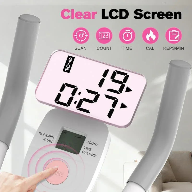 RELIFE SPORTS Foldable Ab Trainer – Adjustable Core & Ab Workout Machine with LCD Monitor for Home Gym - 3sungllc.us