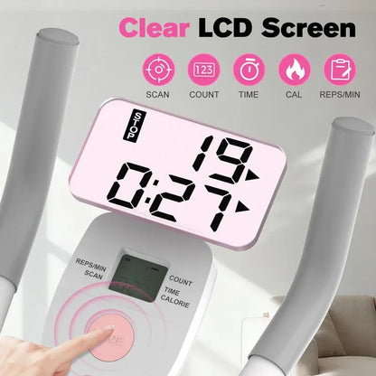 RELIFE SPORTS Foldable Ab Trainer – Adjustable Core & Ab Workout Machine with LCD Monitor for Home Gym - 3sungllc.us