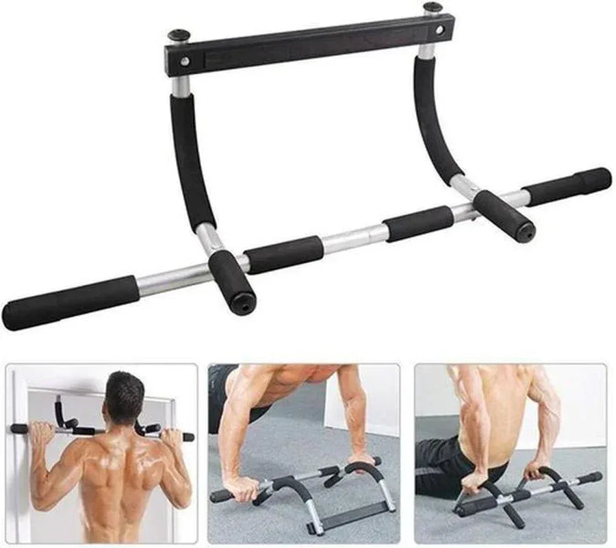 Heavy-Duty Doorway Pull Up Bar – Multi-Function Steel Chin Up Bar for Home Gym Strength Training - 3sungllc.us