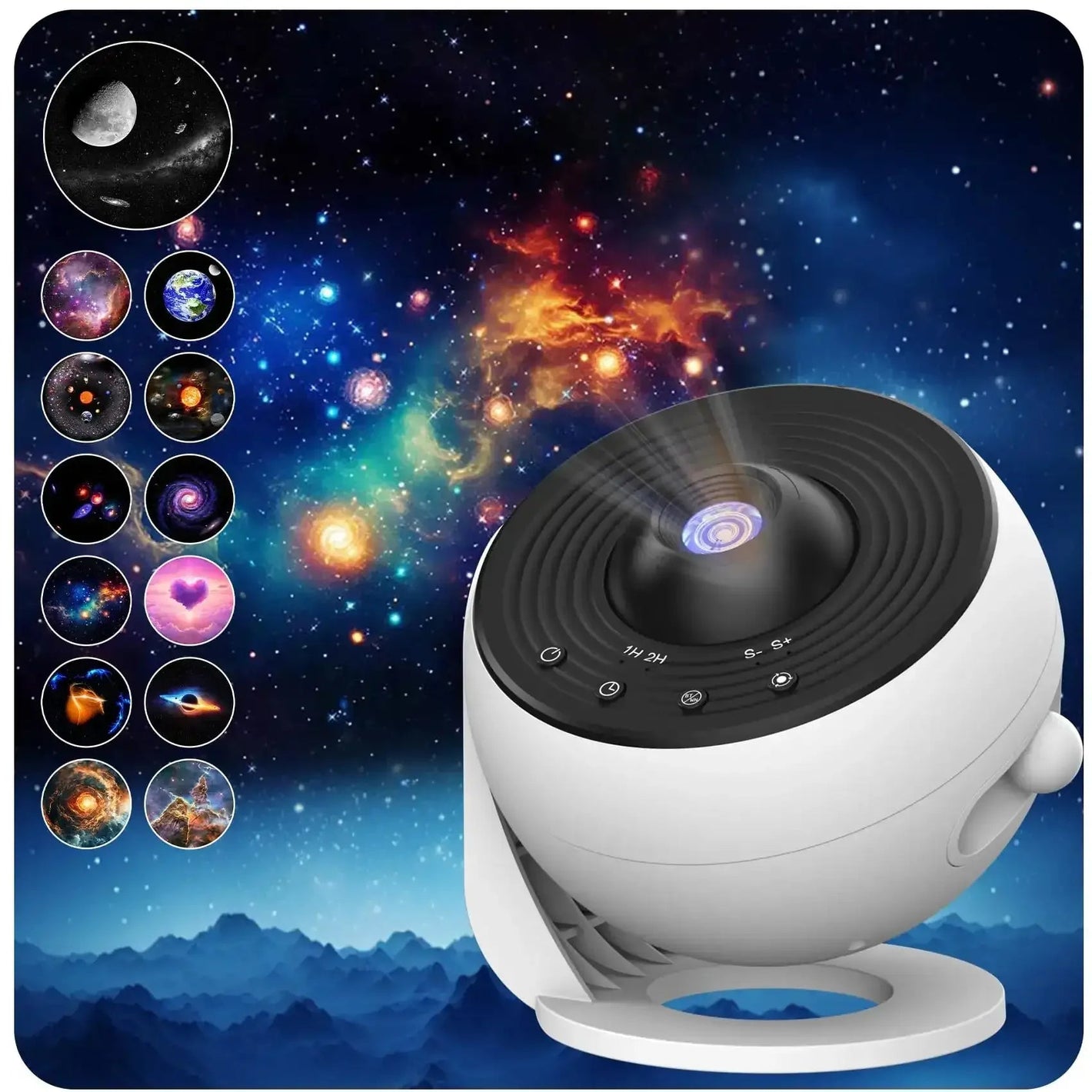 Galaxy Star Projector - 3-in-1 Planetarium Night Light - 3sungllc.us 