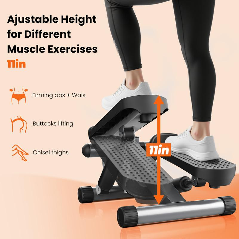 Home Fitness Mini Stepper – Twist Exercise Machine for Cardio & Weight Loss