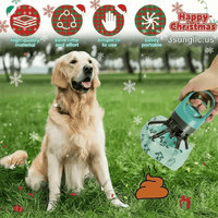 Dog Pooper Scooper Portable - 360° Claw Picker with Waste Bags - 3sungllc.usDog Pooper Scooper Happy Christmas