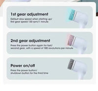 Electric Spin Scrubber Cordless - Power Cleaning Brush with 5 Replaceable Heads - 3sungllc.us#original_value#