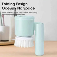 Electric Spin Scrubber Cordless - Power Cleaning Brush with 5 Replaceable Heads - 3sungllc.us#original_value#