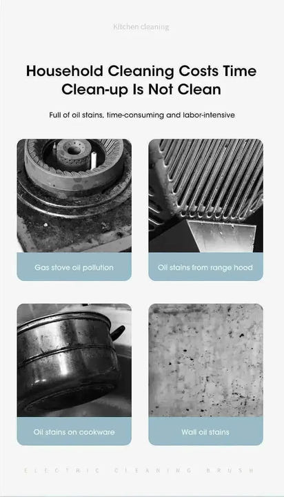 Electric Spin Scrubber Cordless - Power Cleaning Brush with 5 Replaceable Heads - 3sungllc.us#original_value#