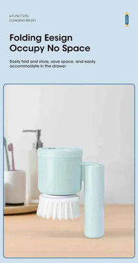 Electric Spin Scrubber Cordless - Power Cleaning Brush with 5 Replaceable Heads - 3sungllc.us#original_value#