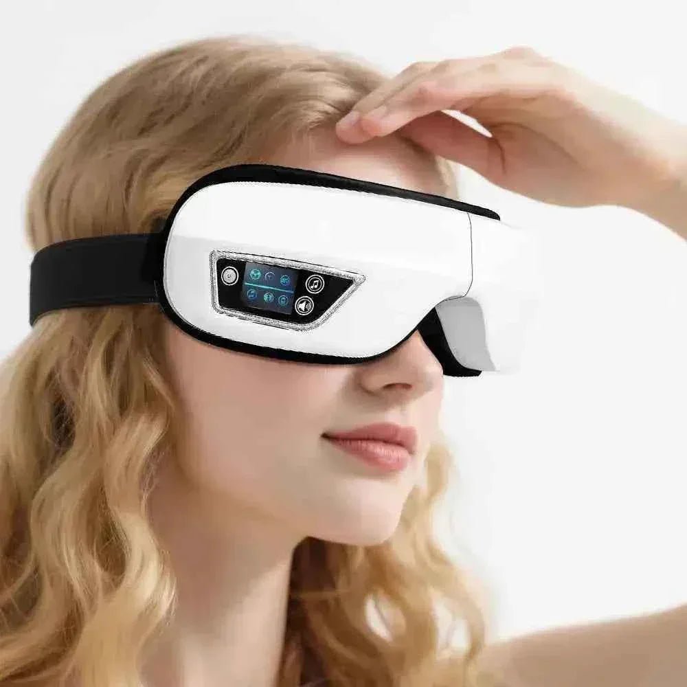 Eye Massager with Heat - Bluetooth Airbag Compression for Eye Strain & Fatigue Relief - 3sungllc.us#original_value#