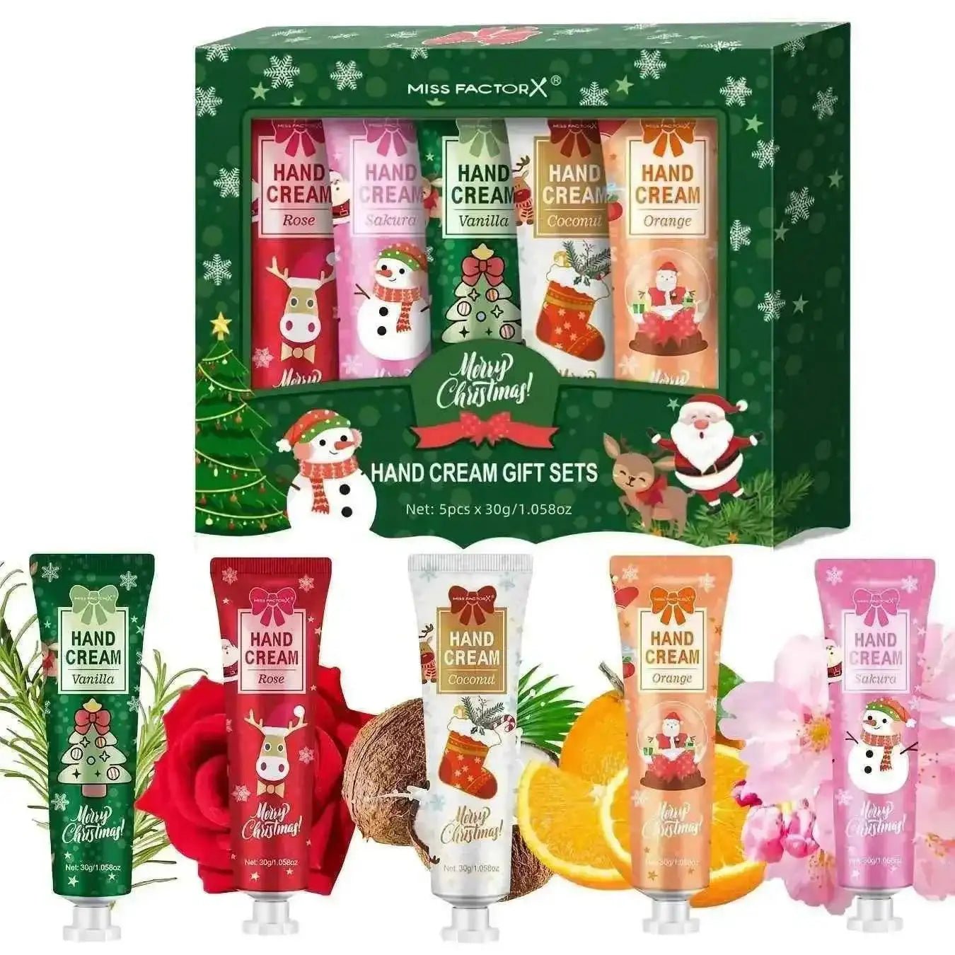 Hand Cream Gift Set for Women - 5 - Piece Christmas Holiday Moisturizer Collection - 3sungllc.usHand Cream Gift Set for Women - 5 - Piece Christmas Holiday Moisturizer Collection - 3sungllc.usoriginal_value
