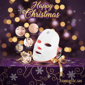 LED Face Mask Happy Christmas