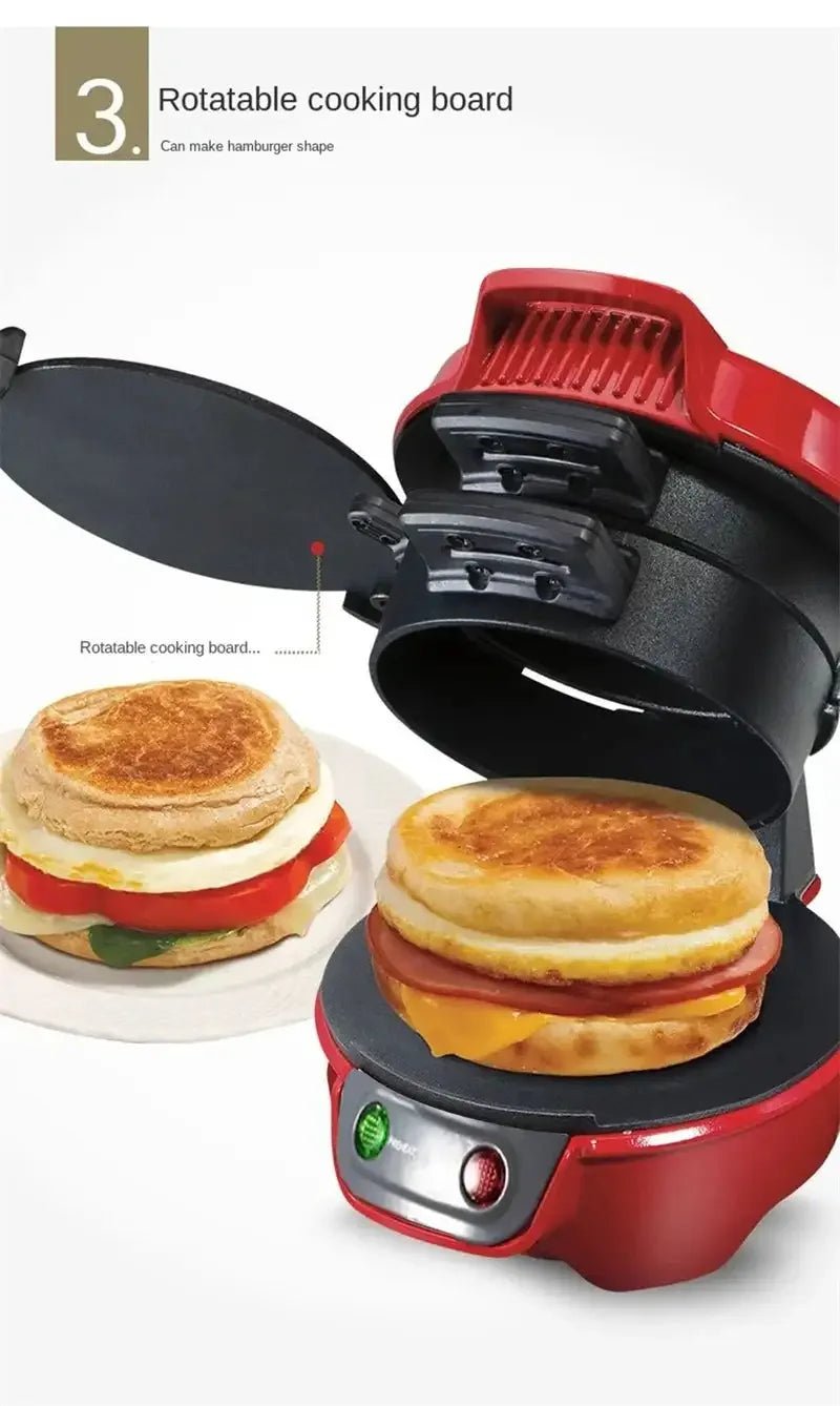 Mini Burger Maker - Breakfast Sandwich Press - 3sungllc.us#original_value#