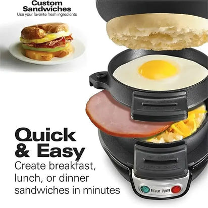Mini Burger Maker - Breakfast Sandwich Press - 3sungllc.us#original_value#