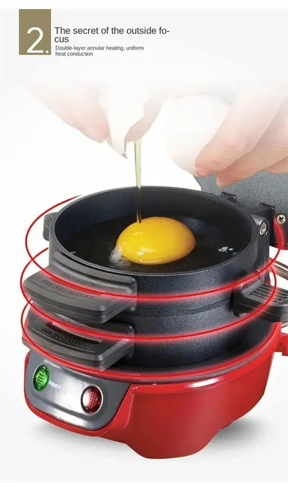 Mini Burger Maker - Breakfast Sandwich Press - 3sungllc.us#original_value#