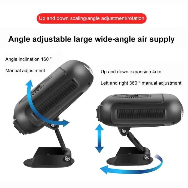 Portable Car Heater 12V 150W - Fast Defogger & Defroster for Windshield - 3sungllc.us#original_value#