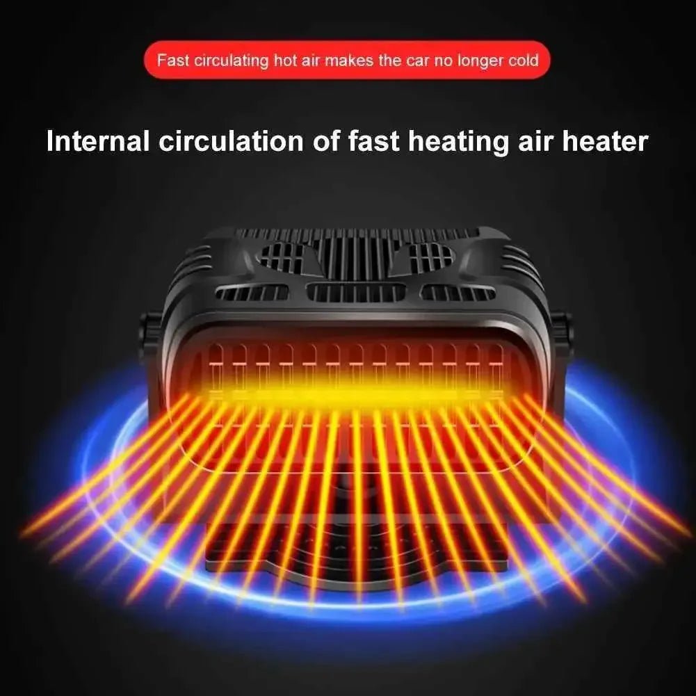 Portable Car Heater 12V 150W - Fast Defogger & Defroster for Windshield - 3sungllc.us#original_value#