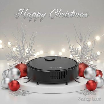 Robot Vacuum Happy Christmas